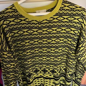 Green black eye dit sweater~